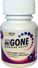 Load image into Gallery viewer, Keto MiGONE Migraine Relief – 40 Capsules
