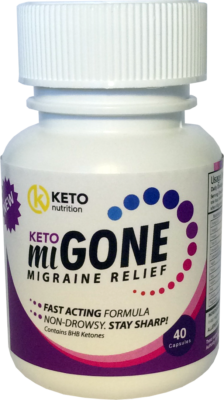 Keto MiGONE Migraine Relief – 40 Capsules